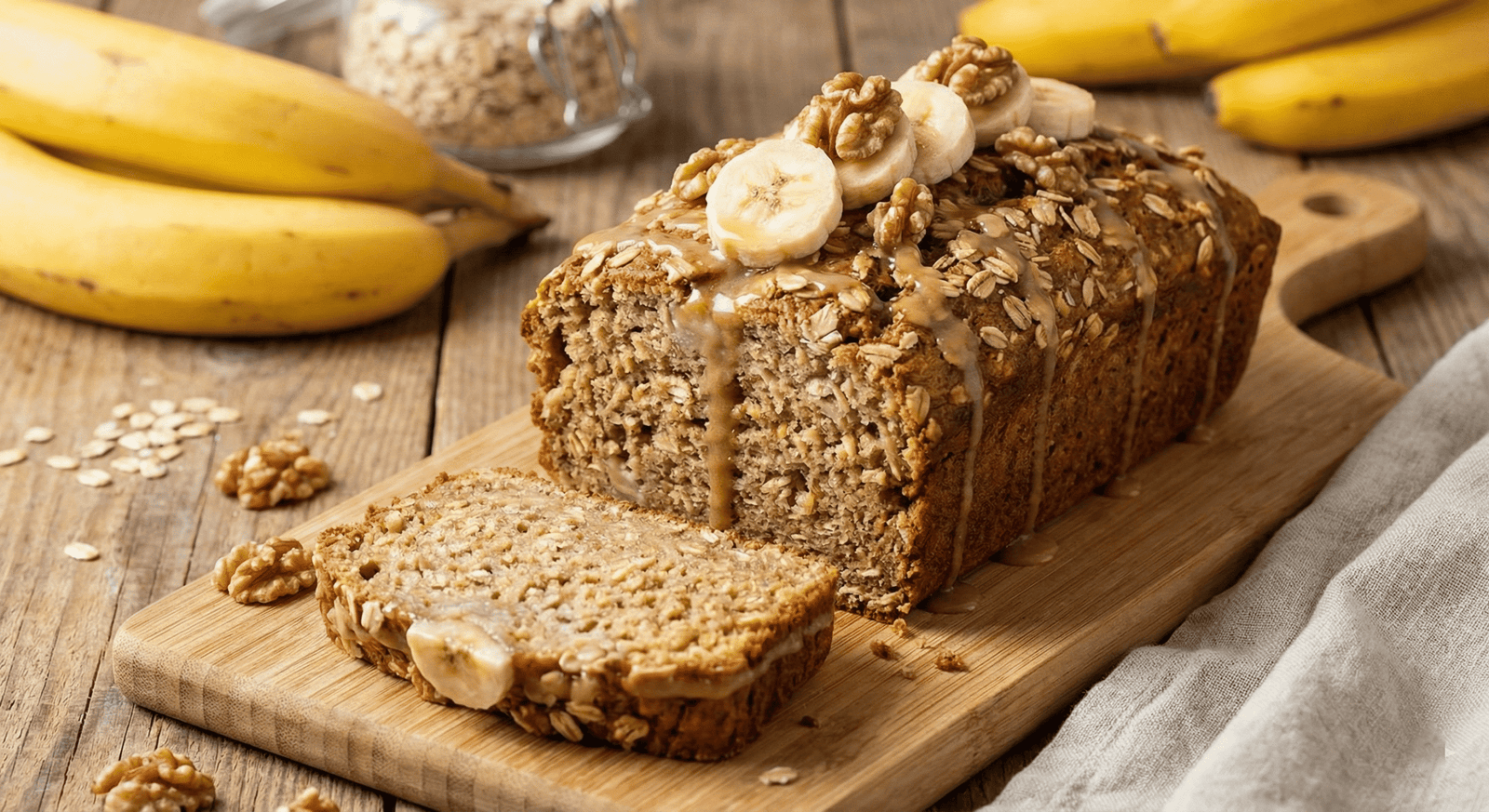 Panqué de Plátano y Avena